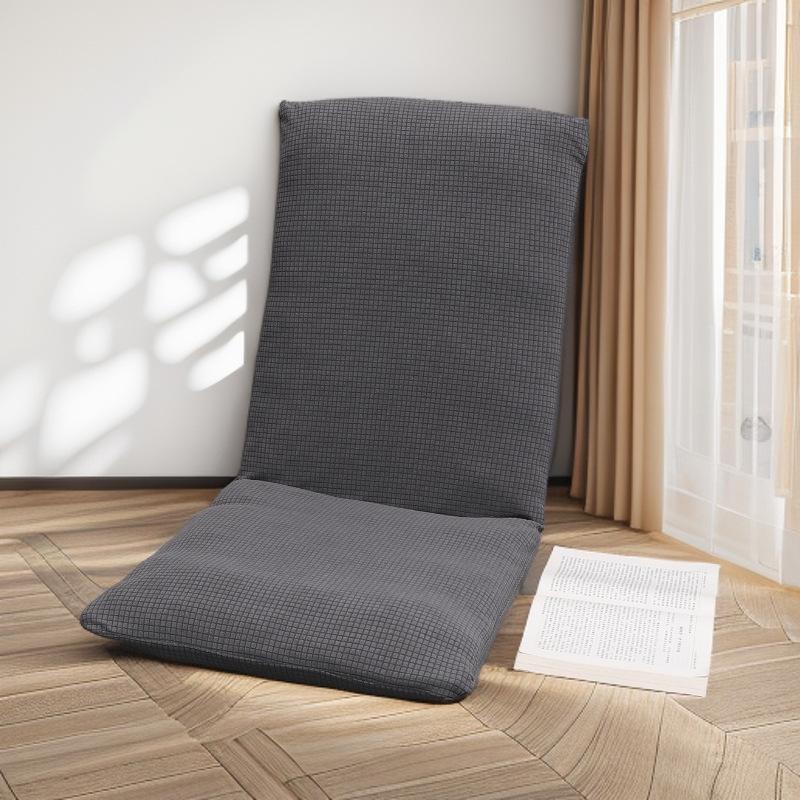 Elastic Waterproof Tatami Chair Cover Solid Color Floor Chair Slipcover Balcony Lounge Recliner Protector Home Decor (NO Chair)