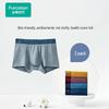 PurCotton Men's Pure Cotton Antibacterial Boxer Briefs - 3 Pack