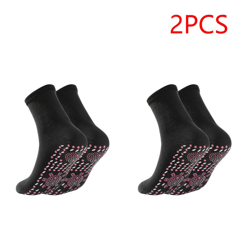 1-5Pair Self-Heating Shaping Socks Pain Relief Foot Therapy Thermal Socks Warming Tourmaline Cold-Resistant Christmas Winter