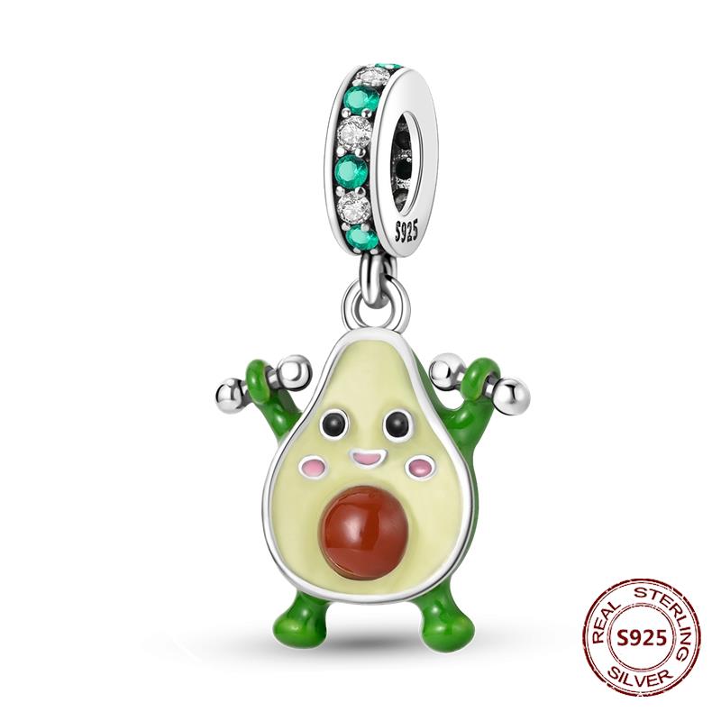 Chameleon Luminous Firefly Charm Fit  S925 Original Bracelets Butterfly S925 Silver Beads For DIY Jewelry Birthday Gift
