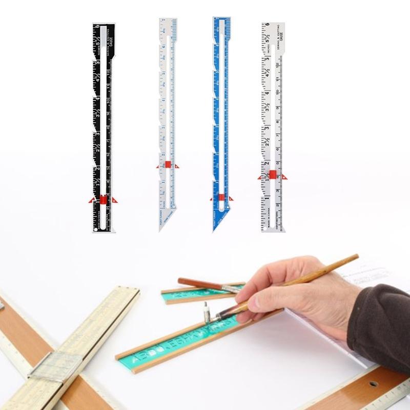 Sewing Measuring Tool Metal Marking Gauge Sewing Gauge Ruler Calliper Measurement Sewing Tool for Quilting Knitting