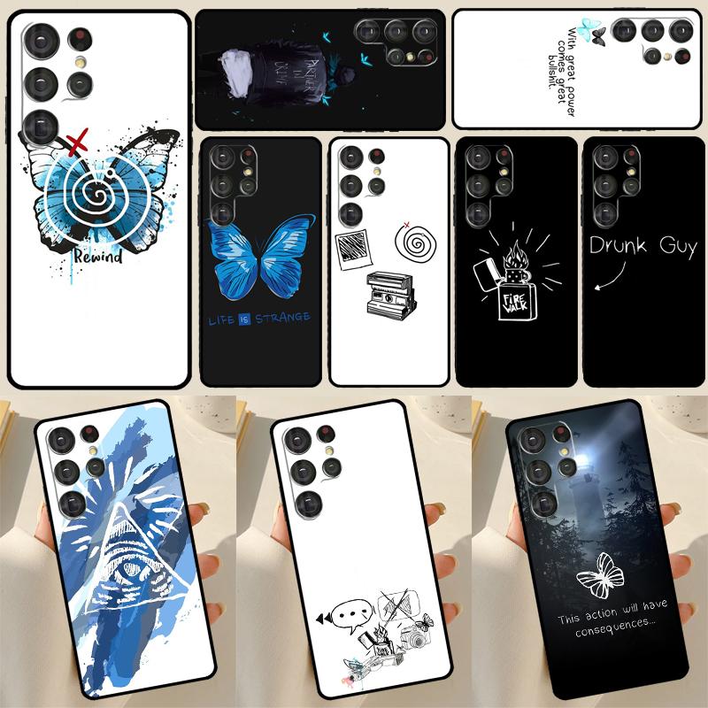 Life Is Strange Phone Case For Samsung Galaxy S23 S22 Ultra S21 FE Note 20 S8 S9 S10 Note 10 Plus S20 FE Cover