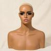 Mannequin Head with Shoulders Toned Hairpiece display Bust Smooth