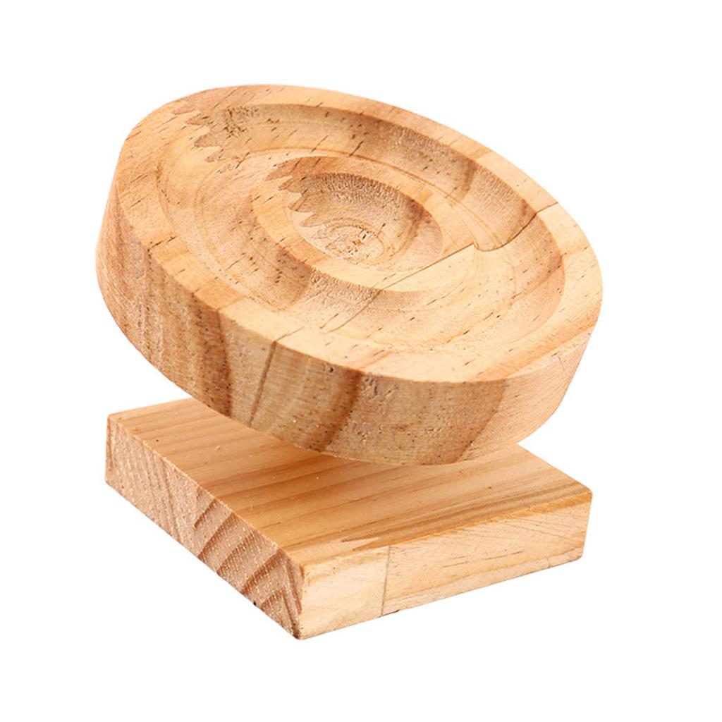 Elegant Jewelry Presentation Stand Bracelet Display Stand Wood Bangle Storage Holder for Artisans and Collectors