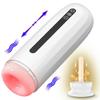 Mens Masturbating Toy Automatic Sucking Blowjob Machine Telescopic Rotating Male Masturbator Cup Real Vagina Pussy Sex Toys