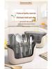 2024 Multifunctional Chopstick Holder: Thickened, Large Capacity with Quick Draining, Divided Storage.