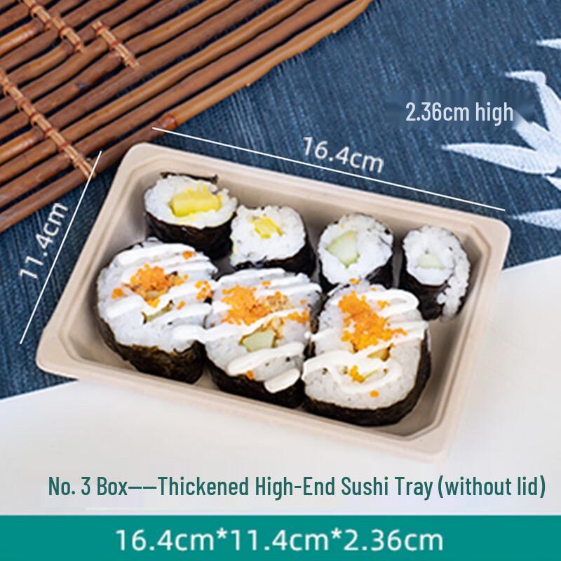 Disposable Thickened Paper Sushi & Meal Boxes (150 Count)