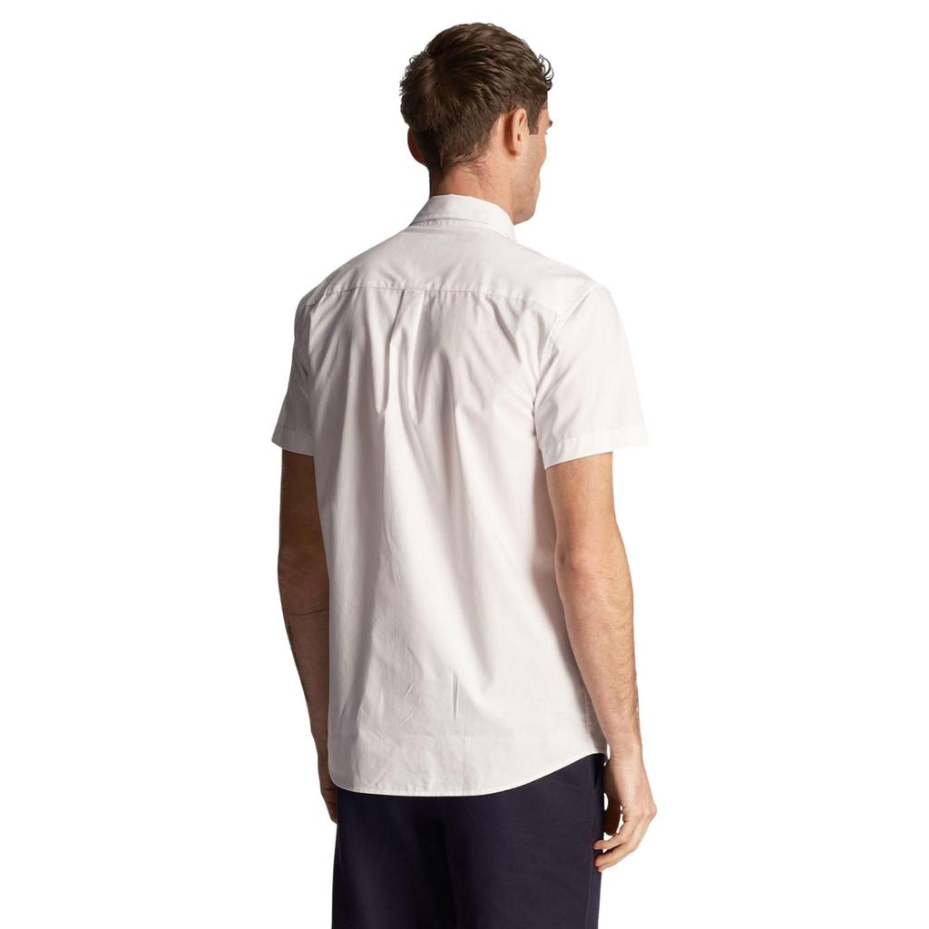 Lyle & Scott Men's Plain Poplin Short-Sleeved Shirt