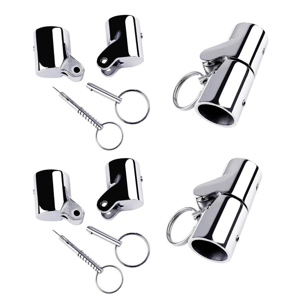 Boat Deck Hinge Mount Boat Railing Pipe Connector Stainless Steel Boat Hardware
