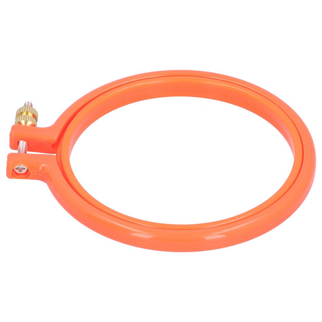 Cross Stitch Embroidery Circle Plastic Colorful Hoop Ring for DIY Art Craft Sewing4in