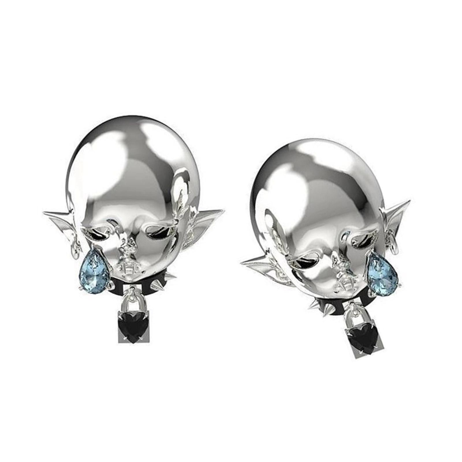 

Серьги Дьявола Уникальное Модное Заявление Сплав Ювелирные Изделия Уникальные Дизайны Серьги Текстура Сплава Подходят для Трендсеттеров 1