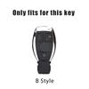 2025 Fashion Styling Leather Alloy Car Remote Key Case Cover For Mercedes Benz A B C S Class AMG GLA CLA GLC W176 W221 W204 W205