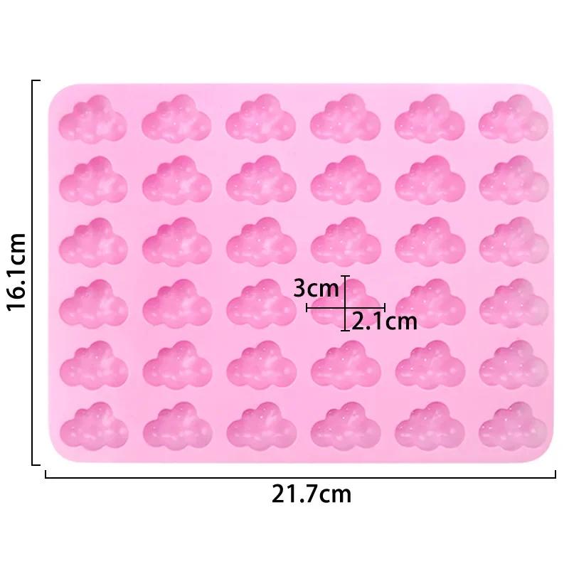 Clouds Silicone Mold Weather Shape DIY Baking Cake Chocolate Ice Cube Mold Chocolate Mousse Cake Decor Baking Mould
