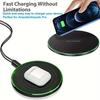 30W Wireless Charger Pad Wireless Chargers for Samsung S23 S22 S21 S20 Fast Charging Dock Station for iPhone 15 14 13 12 Pro Max