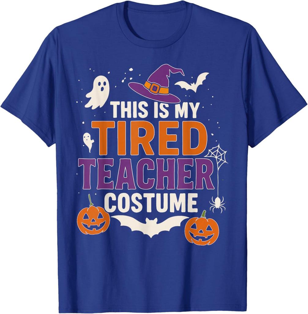 This is My Tired Teacher Costume Funny Halloween Unisex T-Shirt