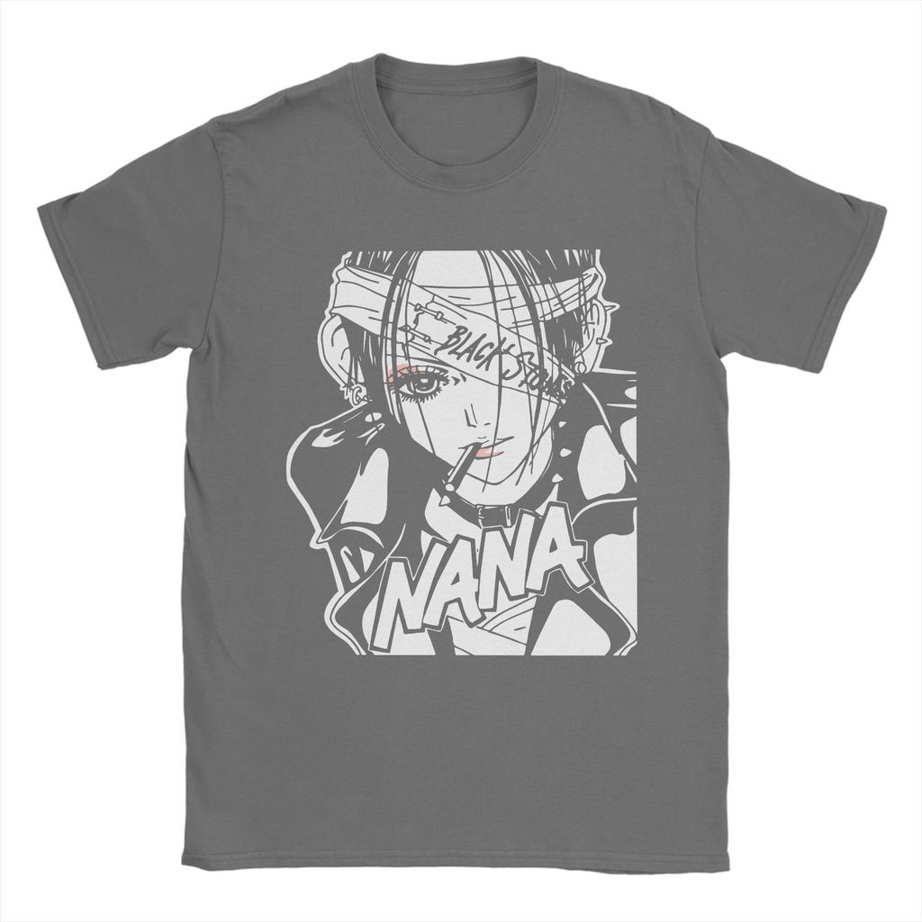 Men Women's Manga Nana Osaki T Shirt Streetwear Harajuku 100% Cotton Clothing Humorous Short Sleeve Tee Shirt Gift T-Shirt
