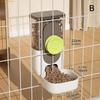 K1AE Pet Drinking Feeding Solution Large Capacity Space Saving Feeder for Small Pet
