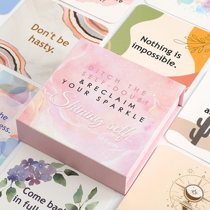 Creative Women s Inspirational Greeting Cards: Daily Motivational and Positive Energy Postcards