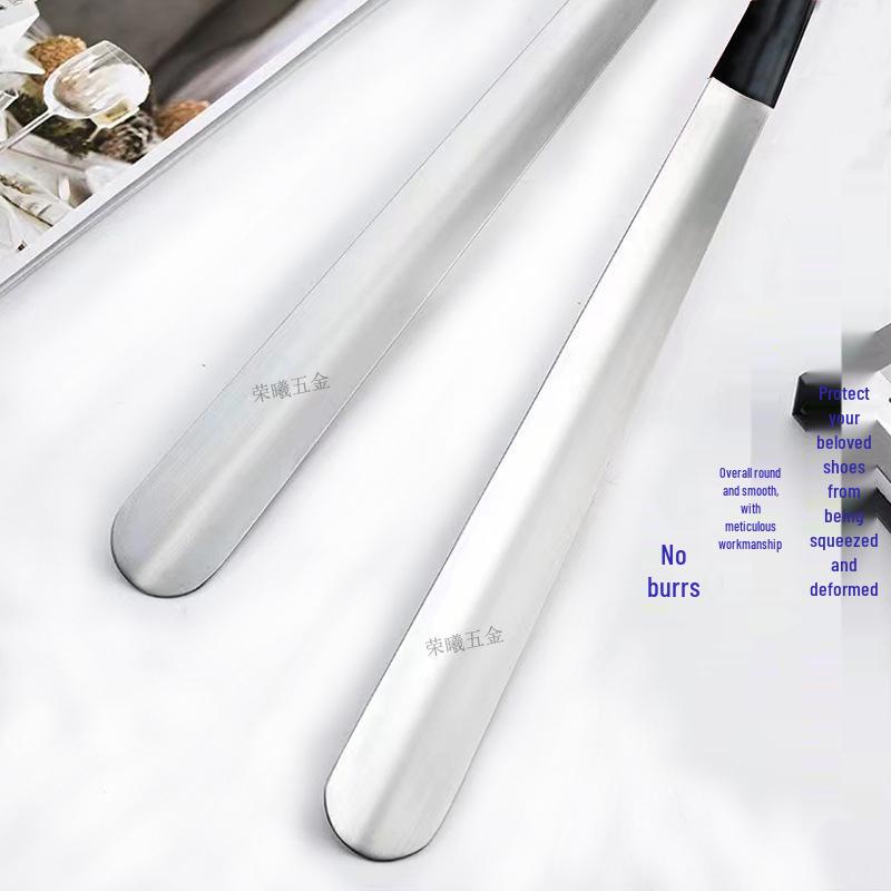 42CM Nerezová ocel Plastem potažená Lžíce na boty - Snadný Nástroj pro Obouvání/Zouvání pro Těhotné Ženy