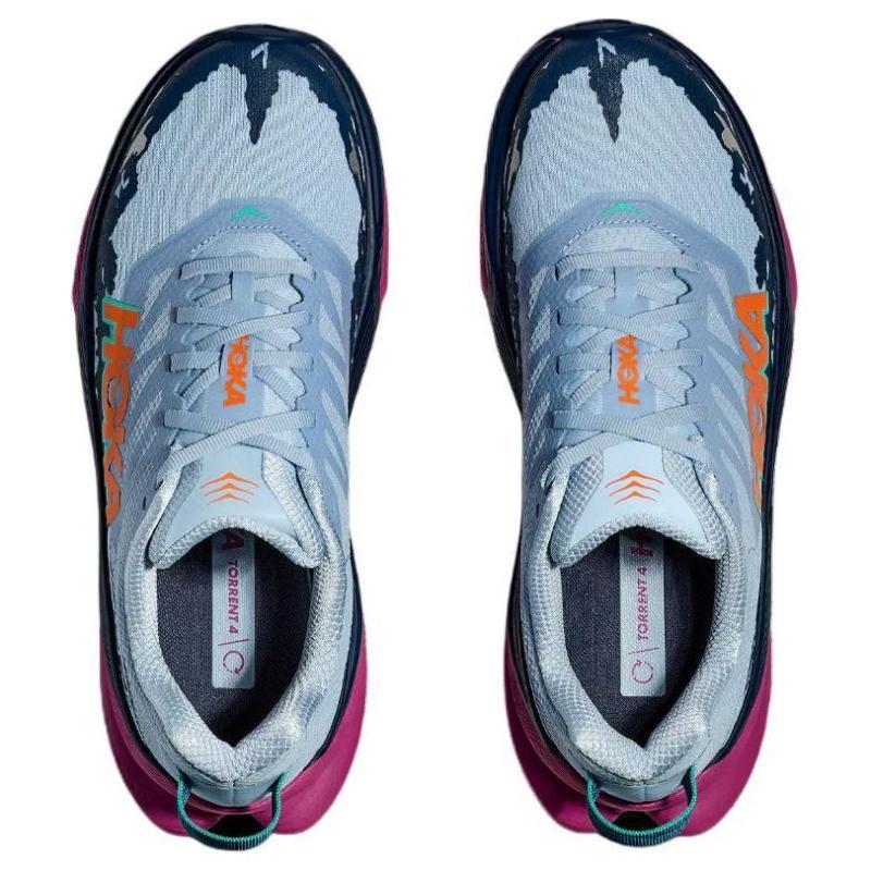 HOKA ONE ONE Wear-Resistant Low-Top Running Shoes Women's Blue Sneakers 1155074-DFC