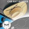 Car Hat Holder Stainless Steel Vehicle Mounted Sun Hat Rack Adjustable Clip Type Storage Organizer for Car Headrest Back Seat