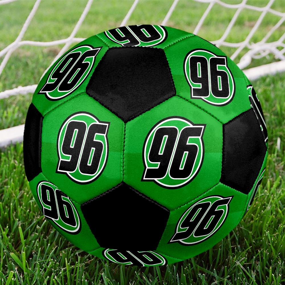 SIZE 5 Hannover 96 Soccer Ball Colorful All Ages Machine Stitched PVC Competition Ready Durable High-Bounce
