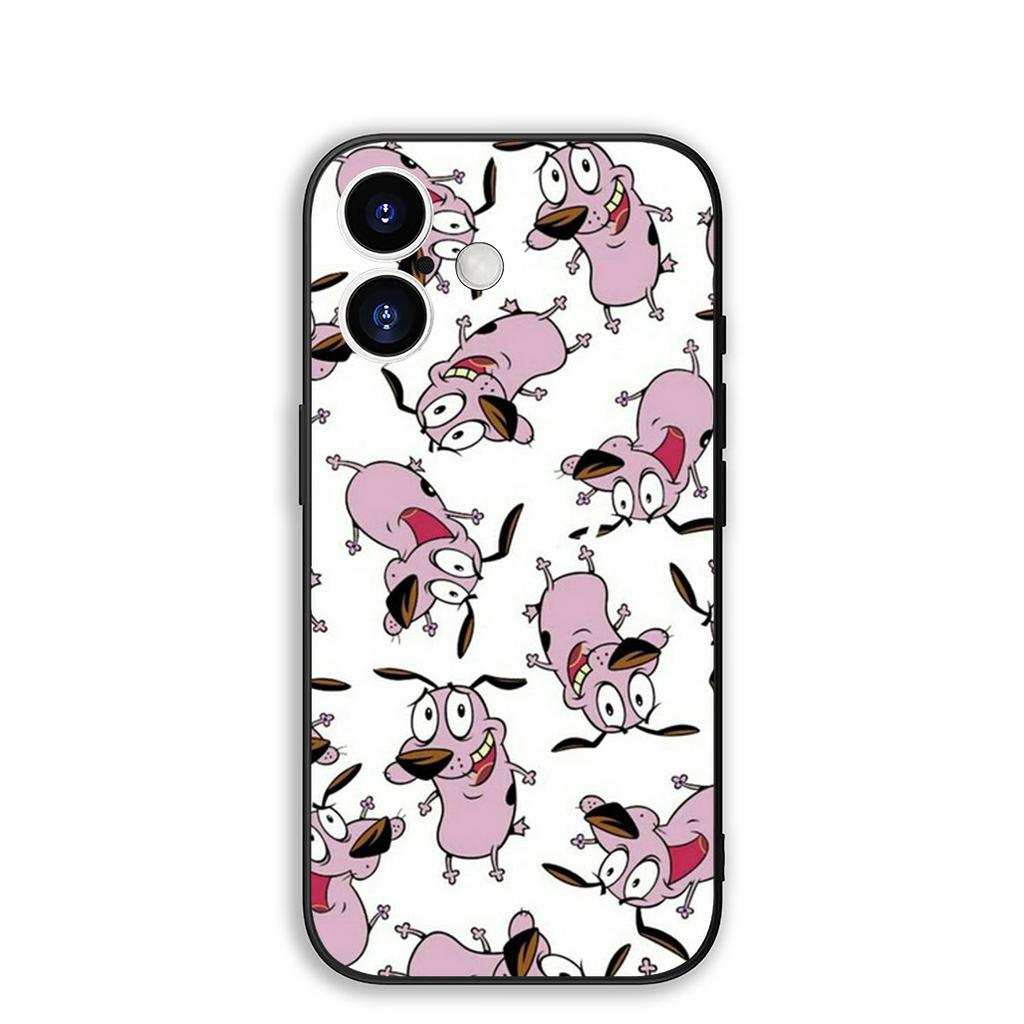 Casing for Apple iPhone 17 Pro XS Max Air 6 7 8 Plus 5 + SE 2022 SE2 16E Phone Case Poster C-Courage Dog C-Cowardly