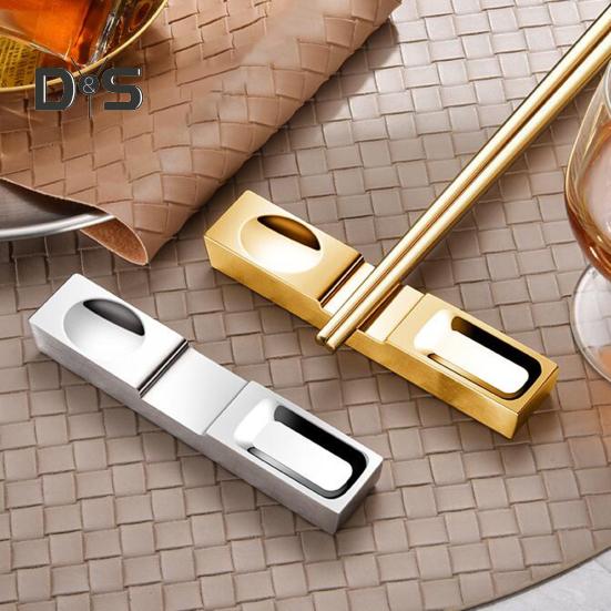 Heat Resistant Chopstick Rest Polished Universal Glossy Mirror Surface Chopsticks Support Kitchen Tools