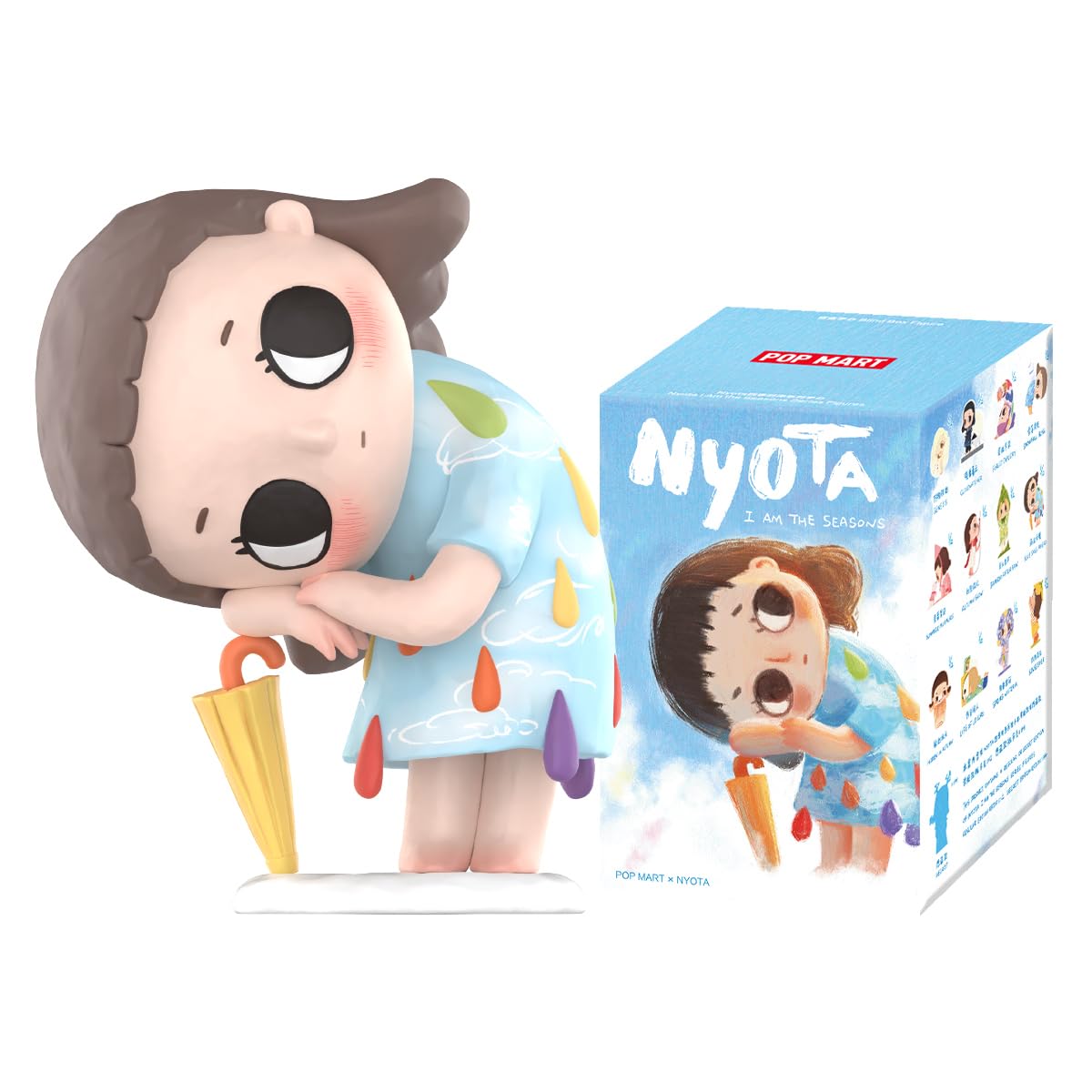 

POP MART Nyota I Am the Seasons Series Pop Mart Gachapon Blind Box Figure Plastic Model Premium Toy PVC Soft Vinyl Original Character Birthday Gift