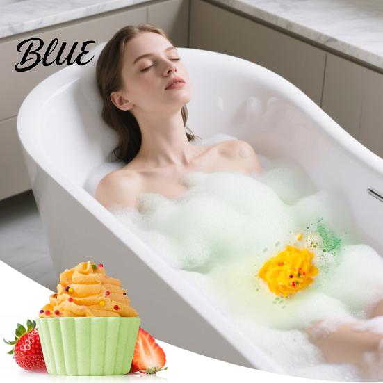Cake Bath Bombs Cupcake Salt Plants Extract Essential Oils Handmade Fizzes Scent Balls Dry Skin Moisturizing Shower Ball Relaxation Spa Gift Kids