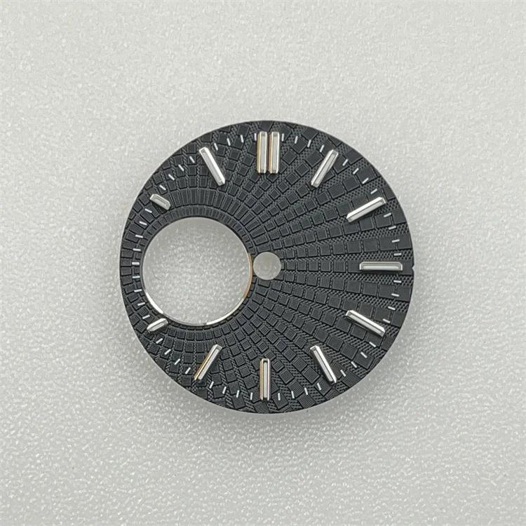 NH38 Dial 28.5mm Watch Dial Green Luminous Diving Watch Faces for NH38/NH34 Movement Modification Watch Accessories