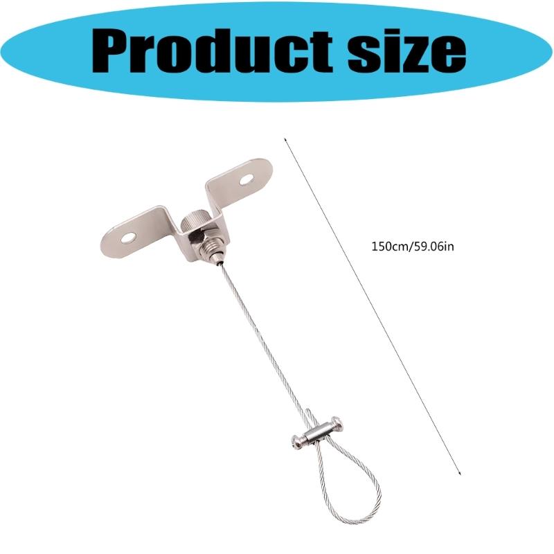 4Pcs Adjustable Shower Rod Ceiling Mount Support Prevents Dropping with Rustproof Stainless Steel Designs