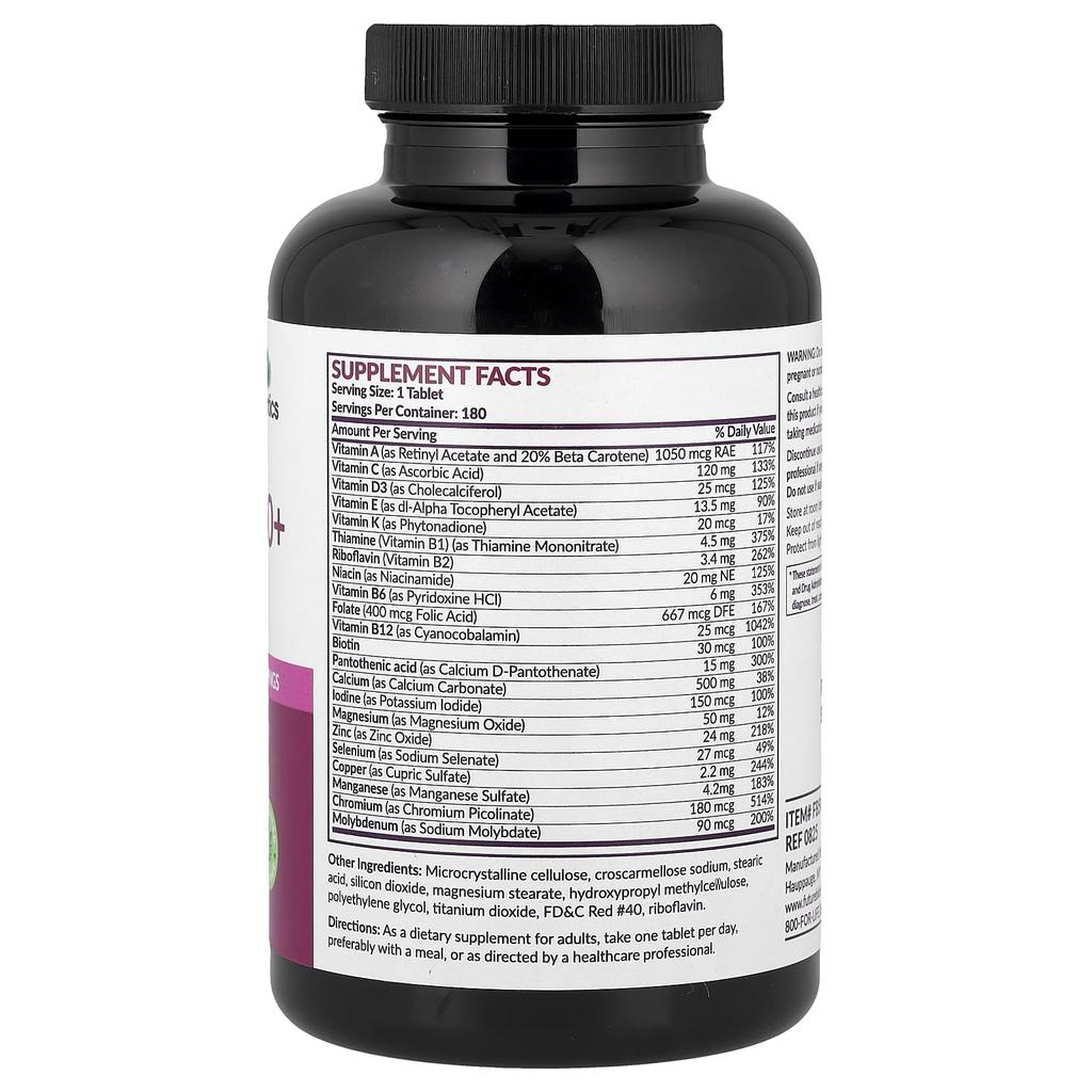 Futurebiotics, Multivitamin für Frauen 50+, 180 Tabletten