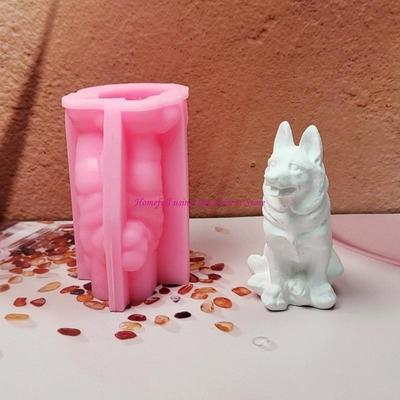 Dog Animal Silicone Mold for Candle Soap Making Epoxy Resin Silicone Molds Fondant Silicone Molds for Candy Baking