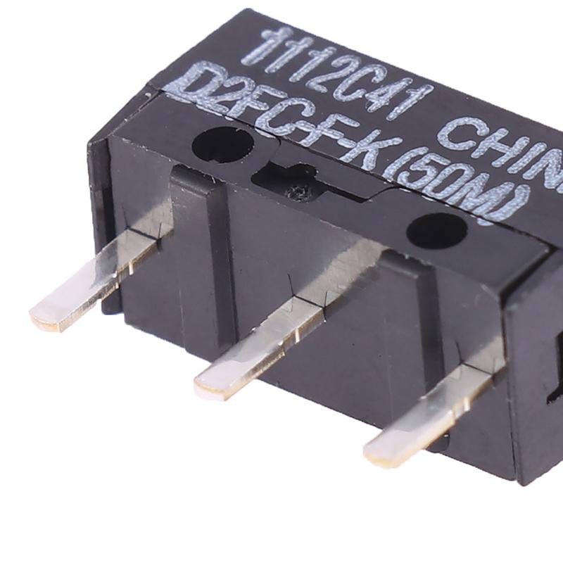 2Pcs Mouse Micro Switch D2Fc-F-7N 10M 20M Of D2Fc-F-K(50M) -Rz D2F D2F-01 D2F-01F D2F-L D2F-01L D2F-Fl D2F-F-3-7
