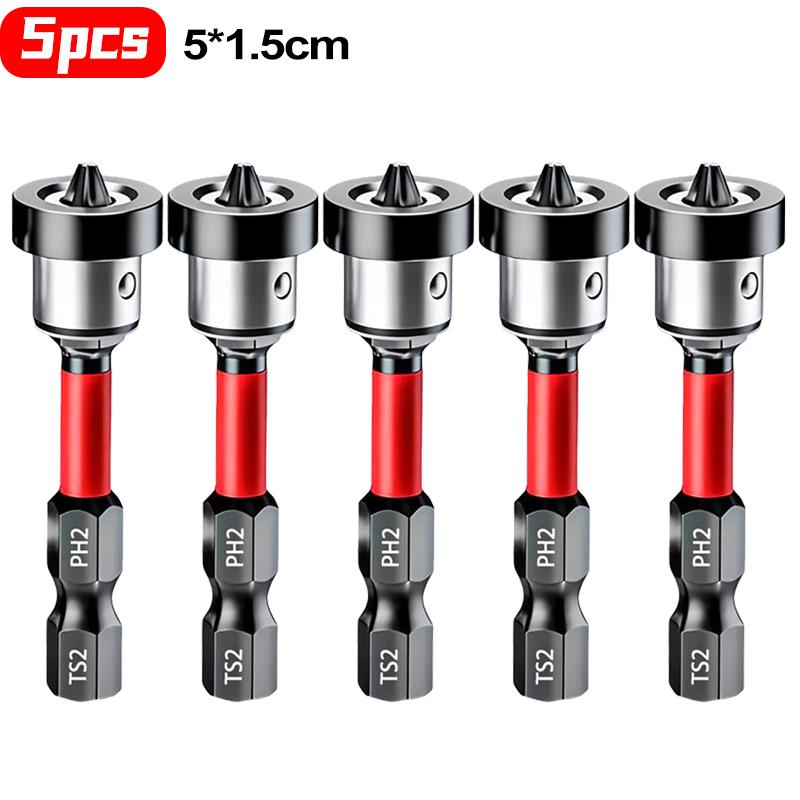 Magnetic Positioning Screwdriver Bits S2 Drywall Screw for Plasterboard Gypsum Board Locating Bit Batch Head Drilling Tools