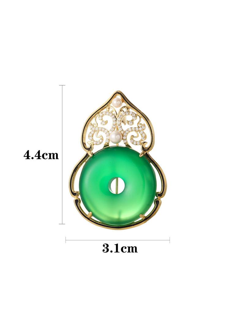 Snowflake & Butterfly Zircon Brooch with Freshwater Pearl for Women's Korean Style Suit Coat