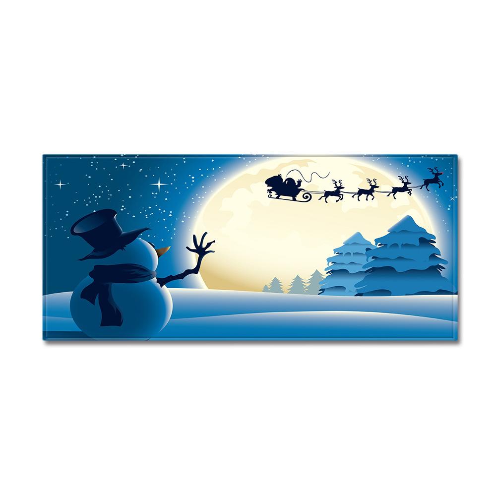 Christmas Kitchen Sand Carpet Doormat Long Floor Mat