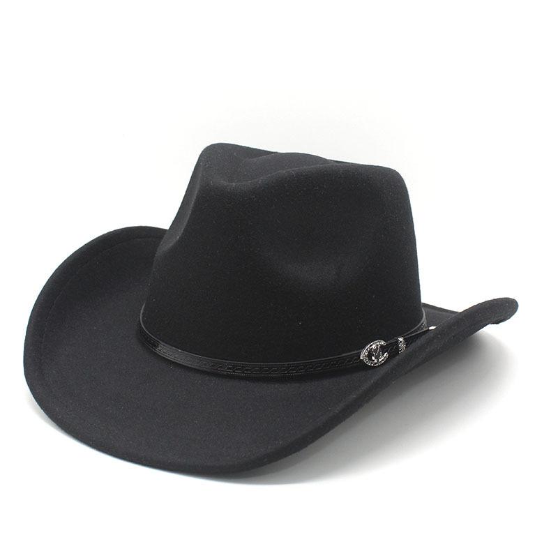 Západní kovbojský klobouk Pánský a dámský sluneční klobouk s ohnutým okrajem Tibetský klobouk Etnický klobouk na tanec při jízdě na koni