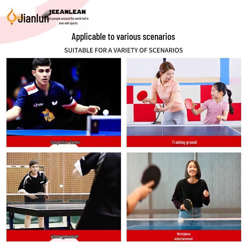JEEANLEAN Foldable Indoor Table Tennis Table