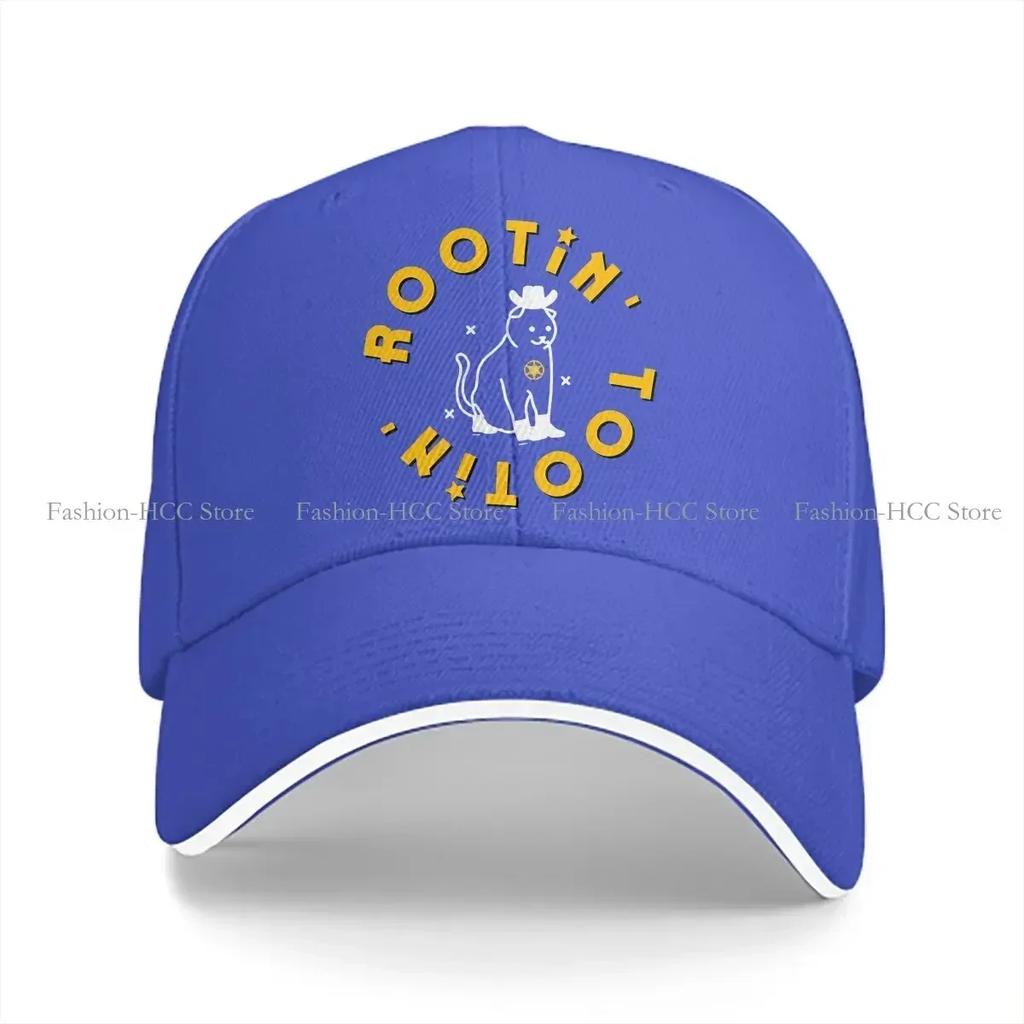 Cat In Boots And Cowboy Hat Baseball Cap Unisex Hats Women Visor Protection Snapback Rootin Tootin Caps