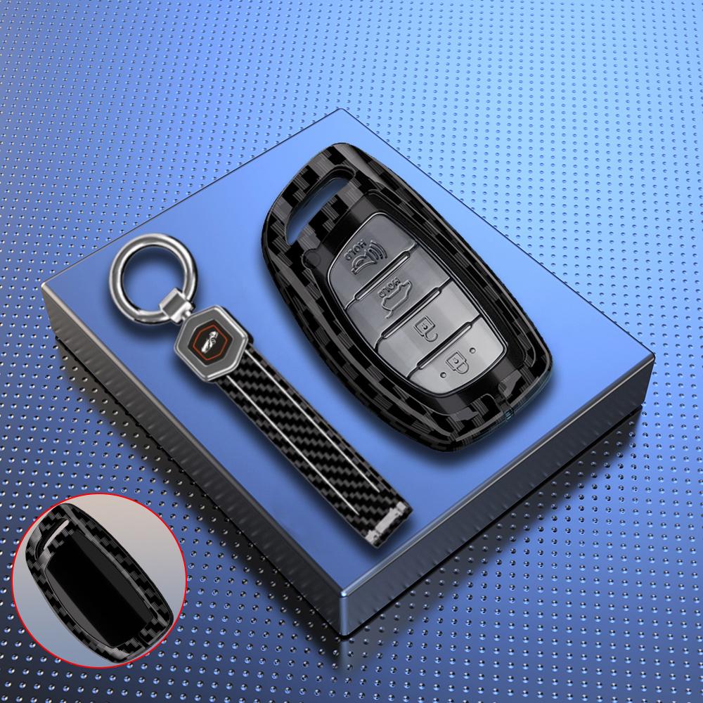 Zinc Alloy Car Key Case For Hyundai Ix35 I40 I20 I10 Tucson Elantra Creta Sonata Ioniq Accent Creata Smart Remote Fobs Cover