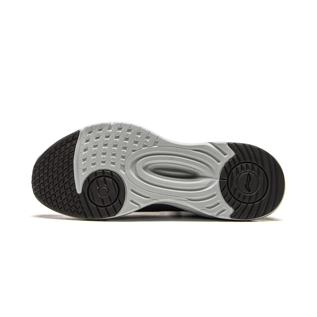 Li Ning Flow Cloud Trendy Fashion Versatile Fabric Non-Slip Breathable Low-Top Casual Running Shoes Men Sneaker Gray Brown AGLU089-1