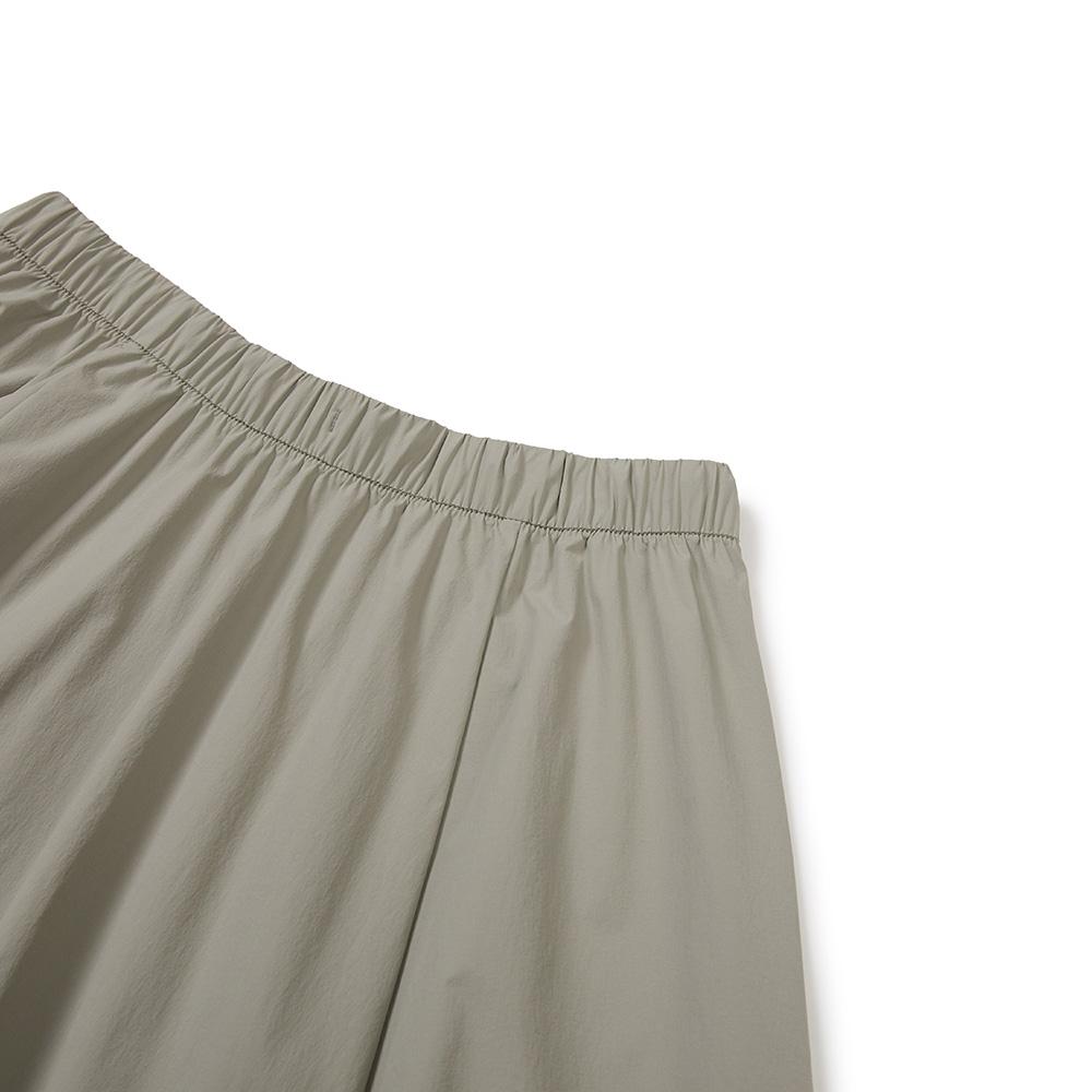 [Snowpeak] Syntech Women's Woven Skirt Beige Gray (S24MWSSK31)