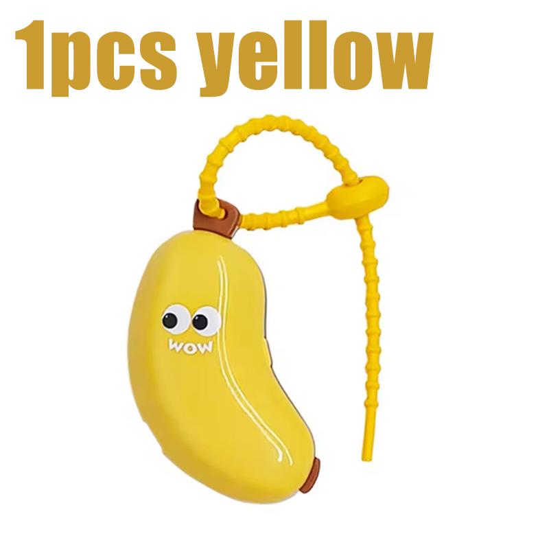 

1/2PCS Cute Banana Toothbrush Storage Travel Toothpaste Box Toothbrush Dustproof 2-in-1 Toothbrush And Toothpaste Organizer