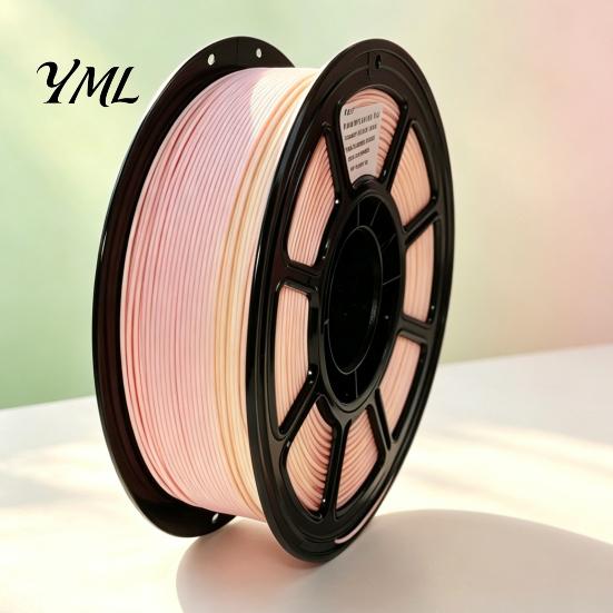 3D Printing Filament Printer PLA Filament, 1Kg 1.75mm Matte Rainbow Gradient Non-reflective Material for DIY Projects, Models and Crafts Model