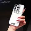 Couple Demon Angle Luxury Phone Case for iPhone 17 Air 16 15 14 11 Pro Max 16 15 Plus Soft Protective Cover Cases