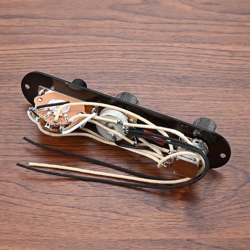 3 Way Guitar Control Plate Mounting Plate with Screws Compatible with Standard Style Electric Guitar Parts Replacement