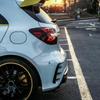 Par För Mercedes W176 A200 A250 A260 A45 AMG 2013-2018 Bil Bakre Stötfångare Spoiler Sidokanal Splitter Luftventilskydd Tillbehör