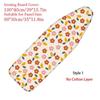 Floral Pattern Ironing Board Cover Thickened Ironing Heat Shield  for Ironing Table Accessories